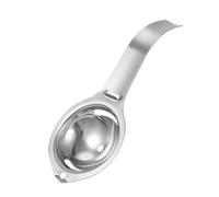 Egg Yolk Separator, Egg Separator, Egg Yolk White Divider Tool for Baking & Cooking, Stainless Steel Kitchen Aid for Cakes & Quiches, Dishwasher Safe, Hangable, Silver Design