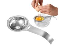 Egg Yolk Separator - Egg Separator Tool | Egg Separator Egg Yolk White Divider | Egg Separator for Raw Eggs | Stainless Steel Sifting Filter for Egg Yolk White | Egg White Separator