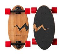 Eggboards Mini Longboard The Original. Portable Bamboo Cruiser Skateboards for Adults. Easy to Carry, Smooth to Ride. for Beginner & Experienced Riders. Long Board Complete Egg Skateboard