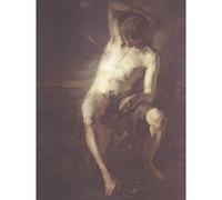 Egger-Lienz Saint Sebastian Arrow Martyr Painting Large Print Poster Wall Art Decor Picture