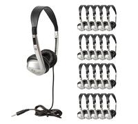 Egghead Stereo School Headphone W/Leatherette Ear Cushion (Pack of 20)