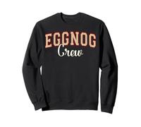 Eggnog Crew Christmas Varsity Letters Sweatshirt