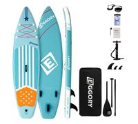 EGGORY Inflatable Stand Up Paddle Board Blue Flag 3200*810*150mm 1pc
