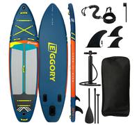 EGGORY Inflatable Stand Up Paddle Board Blue Stripes 3350*864*120mm 1pc