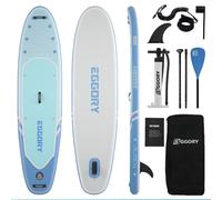 EGGORY Inflatable Stand Up Paddle Board Fresh Blue Gray 3350x830x150mm 1pc