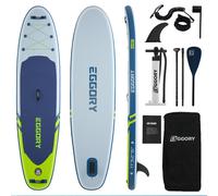EGGORY Inflatable Stand Up Paddle Board Fresh Blue Green 3350x830x150mm 1pc
