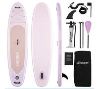 EGGORY Inflatable Stand Up Paddle Board Fresh Pink 3350x830x150mm 1pc