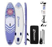 EGGORY Inflatable Stand Up Paddle Board Purple pattern 3200*810*150mm 1pc