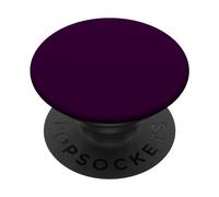 Eggplant aubergine dark purple violet color Solid Hue PopSockets Adhesive PopGrip