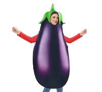 Eggplant Costume Suit - Funny Fruit Cosplay Outfit, Eggplant Prank Outfit, Adults Fun Prank Prop | Attention Grabbing Design Comfortable Fit For Stage Performance Themed Events Costumes