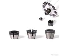 EGGPOD Spring Collet Set 6mm 6.35mm 8mm Collet Chuck Adapter Engraving Trimming Machine Electric Router High Precision My12 20 Dropship Lathe Milling Tool (Color : A-8mm)
