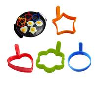 EggRings - Cooking Shaper EggRing, Frying Eggs,EggShaper for Frying Pan | Safe and Hygienic Design Heat Resistant Round Pancake Mold, Crumpet Cooking Tool Kitchen Gadget for Indoor Breakfast