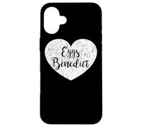Eggs Benedict Heart Apparel - Cute Benedicts Lover Design Case for iPhone 16 Plus