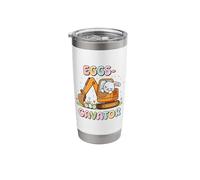 Eggs-Cavator Easter Bunny Digger Fun Holiday Design Stainless Steel Insulated Tumbler
