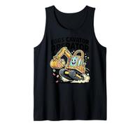 Eggs Cavator Operator Easter Excavator Pun Funny Tank Top
