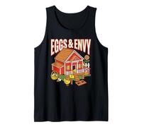 Eggs & Envy Coop Humor Fresh Backyard Chicken Farm Vibes Egg Tank Top