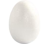 Eggs, H: 4,8 cm, polystyrene, 10pcs