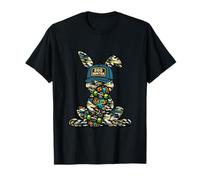 Eggs Hunter Costume Camo Bunny Hunting Eggs Easter Boys T-Shirt