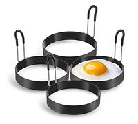 Eggs Rings, 4 Pack Stainless Steel Egg Cooking Rings, Pancake Mold for frying Eggs and Omelet
