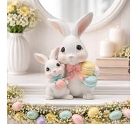 Eggs-traordinary Gift Co Easter Bunny Mum & Baby Eggs-traordinary Gift Co Multicolor