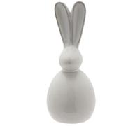 Eggs-traordinary Gift Co Grey Ceramic Bunny Decoration 28cm | Size: Medium Eggs-traordinary Gift Co Grey Medium