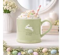 Eggs-traordinary Gift Co Hop-Hop-Hooray Mug - Green in Light Green Eggs-traordinary Gift Co Light Green