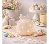 Eggs-traordinary Gift Co LED Egg Ornament Small in Off-White Eggs-traordinary Gift Co Off-White