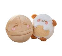 Eggshell Puppy Doll Soft Stuffed Animal Toy For Kids Interactive For Children Ages 3 And Up Indoor Playroom Companion AkJ072 (Khaki, 18cm)