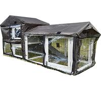 Eggshell RAIN COVER ONLY FOR LARGE SMOKEY XXL RABBIT HUTCH GUINEA PIG HUTCHES RUN RUNS LARGE 2 TIER WITH NIGHT SHUTTER