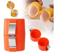 Eggshell Remover, Handheld Eggshell Opener Egg Cracker Topper, Stainless Steel Soft Hard Boiled Egg Shell Cutter, Egg Opener, Egg Cutter, Egg Shell Remover, Eggshell Cutter, Egg Cracker Separator Too