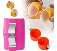 Eggshell Remover, Handheld Eggshell Opener Egg Cracker Topper, Stainless Steel Soft Hard Boiled Egg Shell Cutter, Egg Opener, Egg Cutter, Egg Shell Remover, Eggshell Cutter, Egg Cracker Separator Too