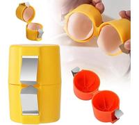 Eggshell Remover, Handheld Eggshell Opener Egg Cracker Topper, Stainless Steel Soft Hard Boiled Egg Shell Cutter, Egg Opener, Egg Cutter, Egg Shell Remover, Eggshell Cutter, Egg Cracker Separator Too