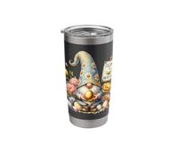 Eggspect The Unexpected Funny Saying for Spring Easter Gnome Stainless Steel Insulated Tumbler