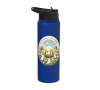 Eggspecting A Little Bunny Cute Pregnancy Reveal Design Stainless Steel Insulated Water Bottle
