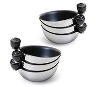 Eggssentials Egg Poacher Replacement Spare Stainless Steel 68mm in Diameter Anti-Stick PFOA Free Individual Removable Poaching Cups (6)