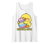 Eggstra Cute Easter Chick Kawaii Egg Spring Cartoon Graphic Tank Top