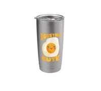 Eggstra Cute Kawaii Fried Egg Pun Lover Stainless Steel Insulated Tumbler