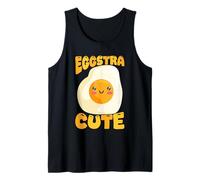 Eggstra Cute Kawaii Fried Egg Pun Lover Tank Top