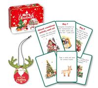 EggSun Nativity Advent Calendar 2024 Daily Bible Verses Cards set, 25Pcs Advent Scripture and Activities Cards, Countdown to Christmas Christian Religious Gift Idea for Kids Teens and Adults