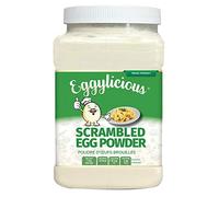 Eggylicious Egg Scramble Mix - Made w/Hormones Free Whole Eggs/Protein Packed -Easy & Delicious Breakfast - For Outdoors/Camping/Backpacking - Preservatives Free-Easy Storing 1 lb Jar