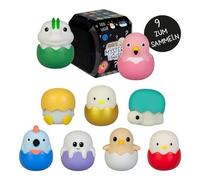 EGGY'S Mystery Lights Mini Night Lights for Children, Mystery Box, Random Figures, 1 out of 9 to Collect, 4 Different Light Colours, Infinitely Dimmable, with Pendant, MegaLight Blind Box