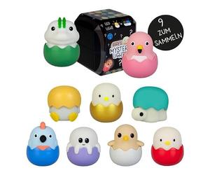 EGGY'S Mystery Lights Mini Night Lights for Children, Mystery Box, Random Figures, 1 out of 9 to Collect, 4 Different Light Colours, Infinitely Dimmable, with Pendant, MegaLight Blind Box