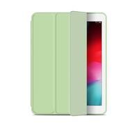 EGHFIXSD For iPad Air Pro MINI Case 3 4 5 6 7 8 9 10th Generation 3-fold Leather Tablet Sleeve Liquid Silicon Soft Stand 11 12.9 13 Cover,Matcha Green,for Air 2024 2025 11inch