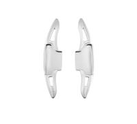 eglci Compatible with Lincoln for Aviator for Navigator for Corsair 2021 2022 Car Paddle Shifter Cover Car Steering Wheel Paddle Shift Extension Shift Paddle Extender(Silver)