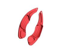 eglci Compatible with Lincoln for MKZ 2013-2020 for MKS 2013-2016 Car Paddle Shifter Cover Car Steering Wheel Paddle Shift Shifter Extension Aluminum Shift Paddle Extender(Red)