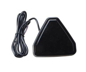 eglci High Level Brake Lamp Universal Car Tail Third Brake Signal Light Rear Bumper Pilot Stop Lamp Triangle Sporty F1 Style Additional Stop Light Anti Tailgating Warning Light(color1)