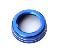 eglci Interior Garnish Compatible with Benz for GLK for GLA for CLA for GLE for W251 W176 W245 W246 Car Multimedia Volume Knob Decoration Cover(Blue)