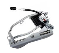 eglci Side Exterior Door Handle Compatible with BMW for X5 E53 2000 2001 2002 2003 2004 2005 2006 51218243615 Front Left Car Door Handle Frame for Bracket