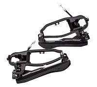 eglci Side Exterior Door Handle Compatible with BMW for X5 E53 51228243635 51228243636 Car Door Handle Replacement Kit for Bracket Holder(Front a Pair)