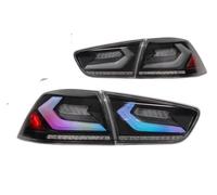 EGLGPAGAEY Car Rear Tail Light RGB Tail Lights For Mitsubishi For Lancer EVO X(GSR) Sequential Turn Signal Taillights Full Rear Lamp Start Up Animat Tail Back Lamp(RGB)